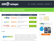 Tablet Screenshot of gsmverkopen.net
